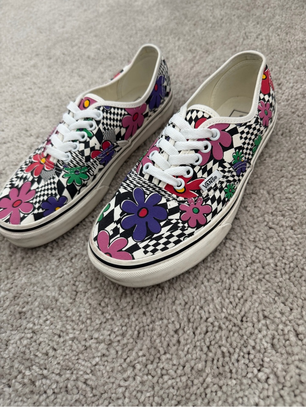 Vans Floral Checkerboard Authentics - Picture 3 of 7